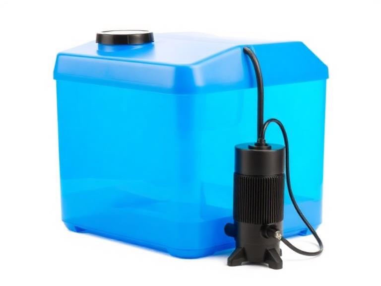 Reservoir Tank · 100 L + Pump